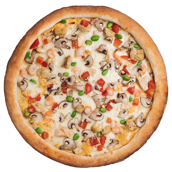 Пицца «Том Ям» Тонкое тесто